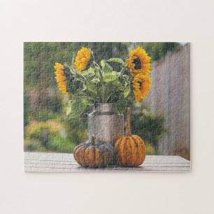 Yellow Hardy Sunflower Best Sunflower Photos Jigsaw Puzzle