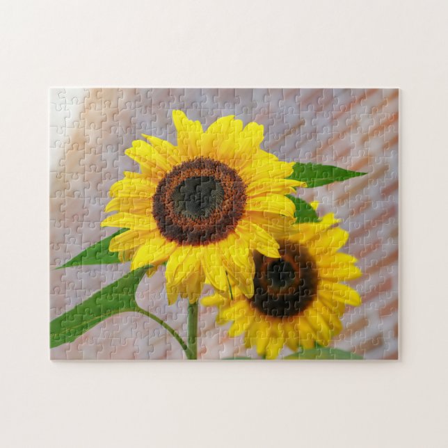Yellow Hardy Sunflower Best Sunflower Photos Jigsaw Puzzle (Horizontal)