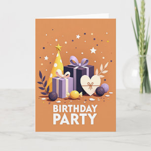 Yellow Hat Birthday Card