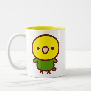 Yellow-headed amazon Two-Tone coffee mug