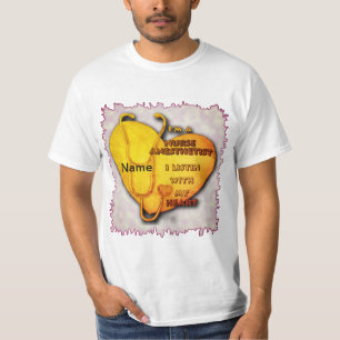 Yellow heart Anaesthetist Nurse t-shir T-Shirt