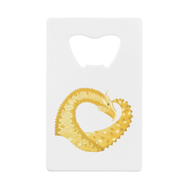 Yellow heart dragon on white (Front)