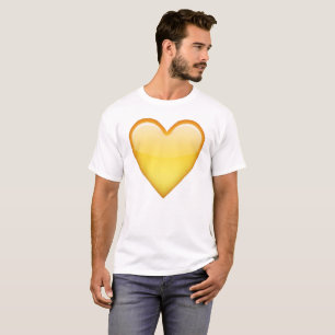 Yellow Heart - Emoji T-Shirt