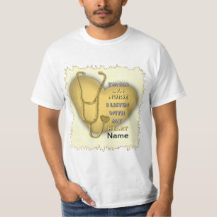Yellow Heart LVN Nurse T-Shirt