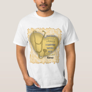Yellow Heart ObGyn Nurse T-Shirt
