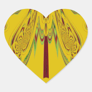 Yellow Heart Sticker