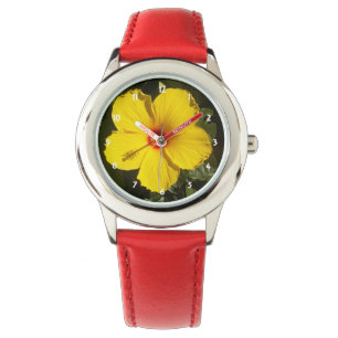 Yellow Hibiscus Flower Watch