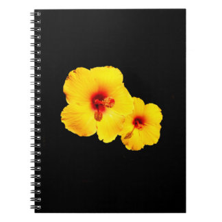 Yellow Hibiscus Spiral Notebook