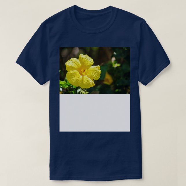 yellow hibiscus TShirt 1 (Design Front)