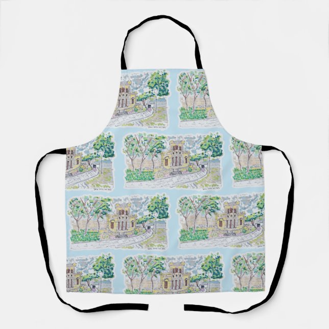 Yellow Historic Villa Apron (Front)