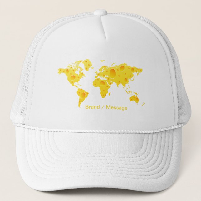 Yellow Holes Cheese Hat (Front)