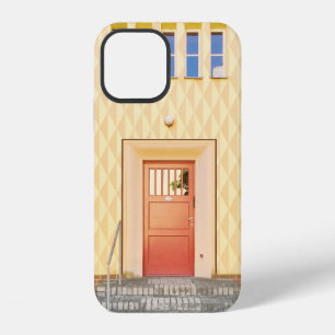 Yellow house illustration iPhone 12 case