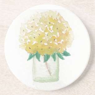 Yellow Hydrangea Coaster