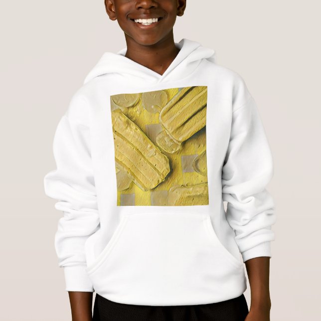 Yellow ice cream cone popsicle (Front)