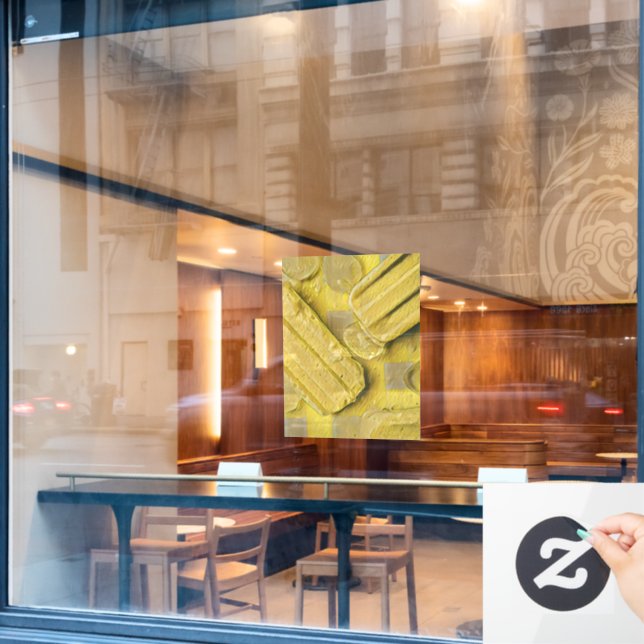 Yellow ice cream cone popsicle (Cafe Window)