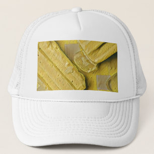 Yellow ice cream cone popsicle trucker hat