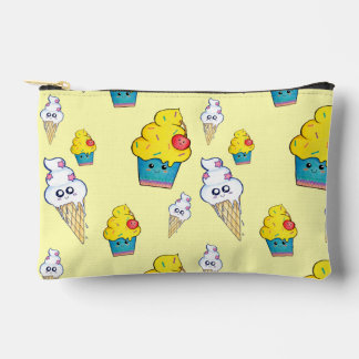 Yellow Ice Cream Popsicle Pencil Case Accessory Pouch