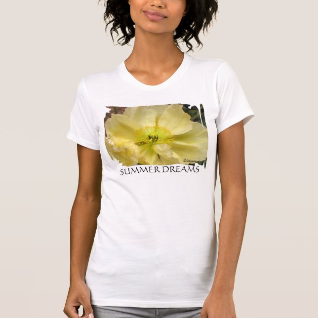 Yellow Iceland Poppy T-Shirt (Front)
