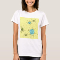 Yellow Iconic Atomic Starbursts T-Shirt