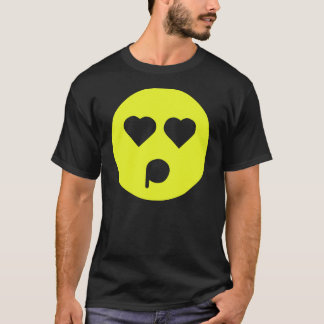 Yellow Infatuated Emoticon T-Shirt