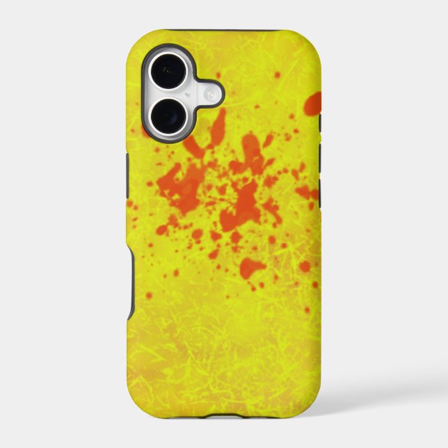 yellow iphone case. (Back)