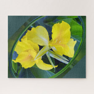 Yellow Iris flower Jigsaw Puzzle