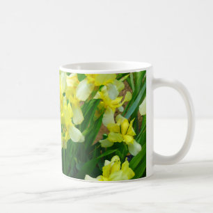 Yellow Iris Flower Mug