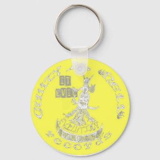 YELLOW "It Evil" Key Ring