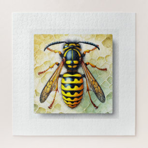 Yellow Jacket 210724IREF228 - Watercolor Jigsaw Puzzle