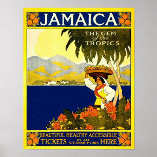 Yellow Jamaica Poster