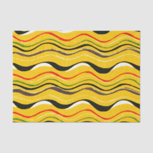 YELLOW JAPANESE PATTERN TISSUE PAPER