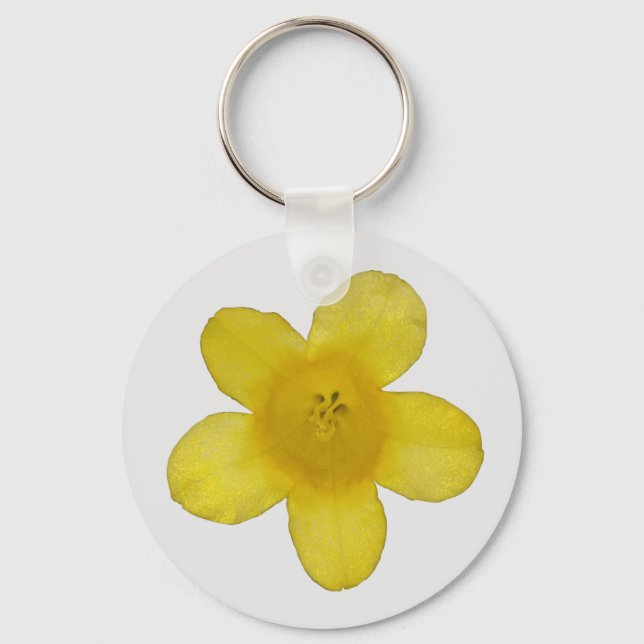 Yellow Jasmine Keychain (Front)
