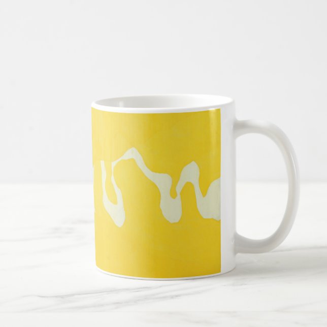 Yellow journey coffee mug (Right)