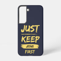 Yellow Just Keep Jesus First