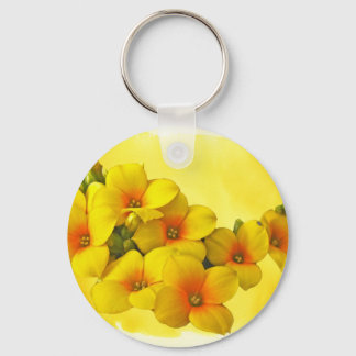Yellow Kalanchoe - Succulent Sunshine Key Ring