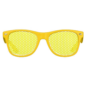 Yellow Kids Retro Party Shades