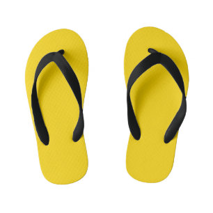 yellow kid's thongs
