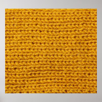 Yellow knitted wool, high-resolution texture.