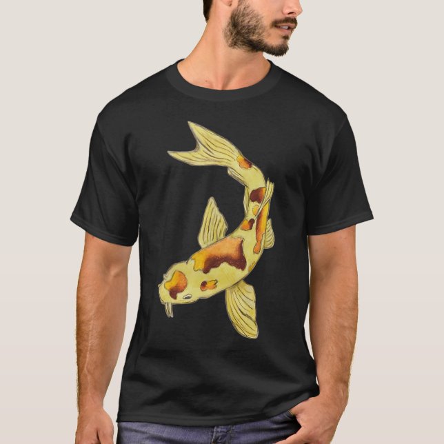 Yellow Koi Fish T-Shirt (Front)