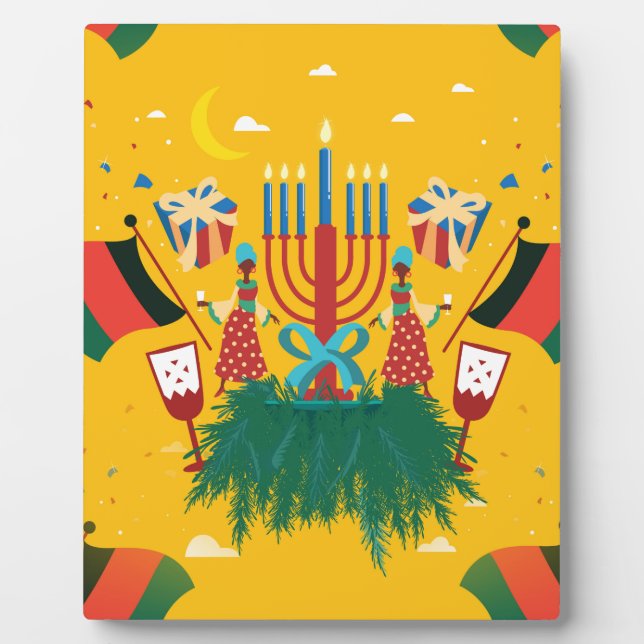 yellow Kwanzaa Plaque (Front)