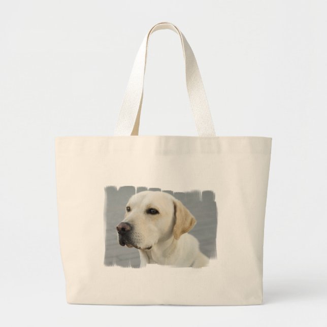 Yellow Lab  Canvas Bag (Front)