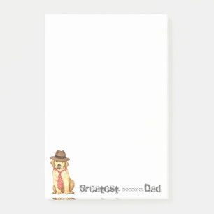 Yellow Lab Dad Post-it Notes