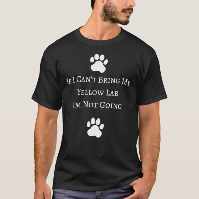 Yellow Lab Design    T-Shirt (Front)