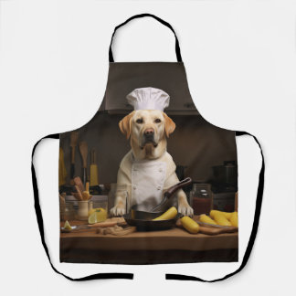 Yellow Lab Dog Chef Apron