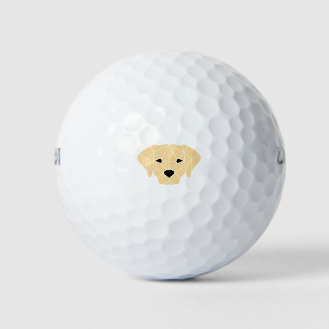 Yellow Lab Golf Balls (Front)
