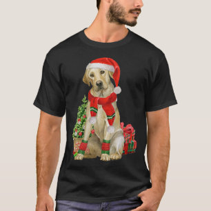 Yellow Lab Labrador Christmas Tree Dog Lover Xmas  T-Shirt