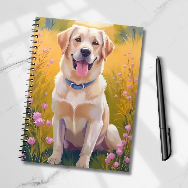 Yellow Lab Labrador Retriever Dog Painting Planner (Creator Uploaded)
