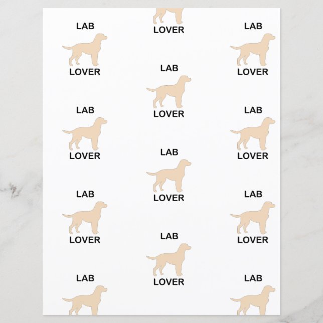 yellow lab lover (Front)