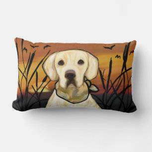 YELLOW LAB LUMBAR CUSHION