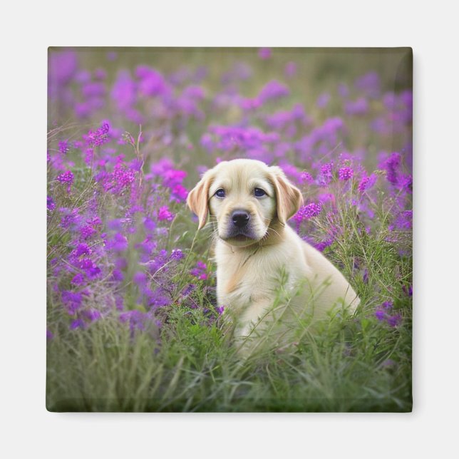 Yellow Lab Magnet (Front)